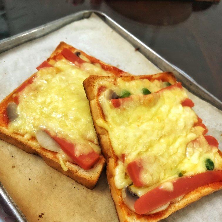 一人份吐司披萨【最好吃的披萨·快手营养早餐】