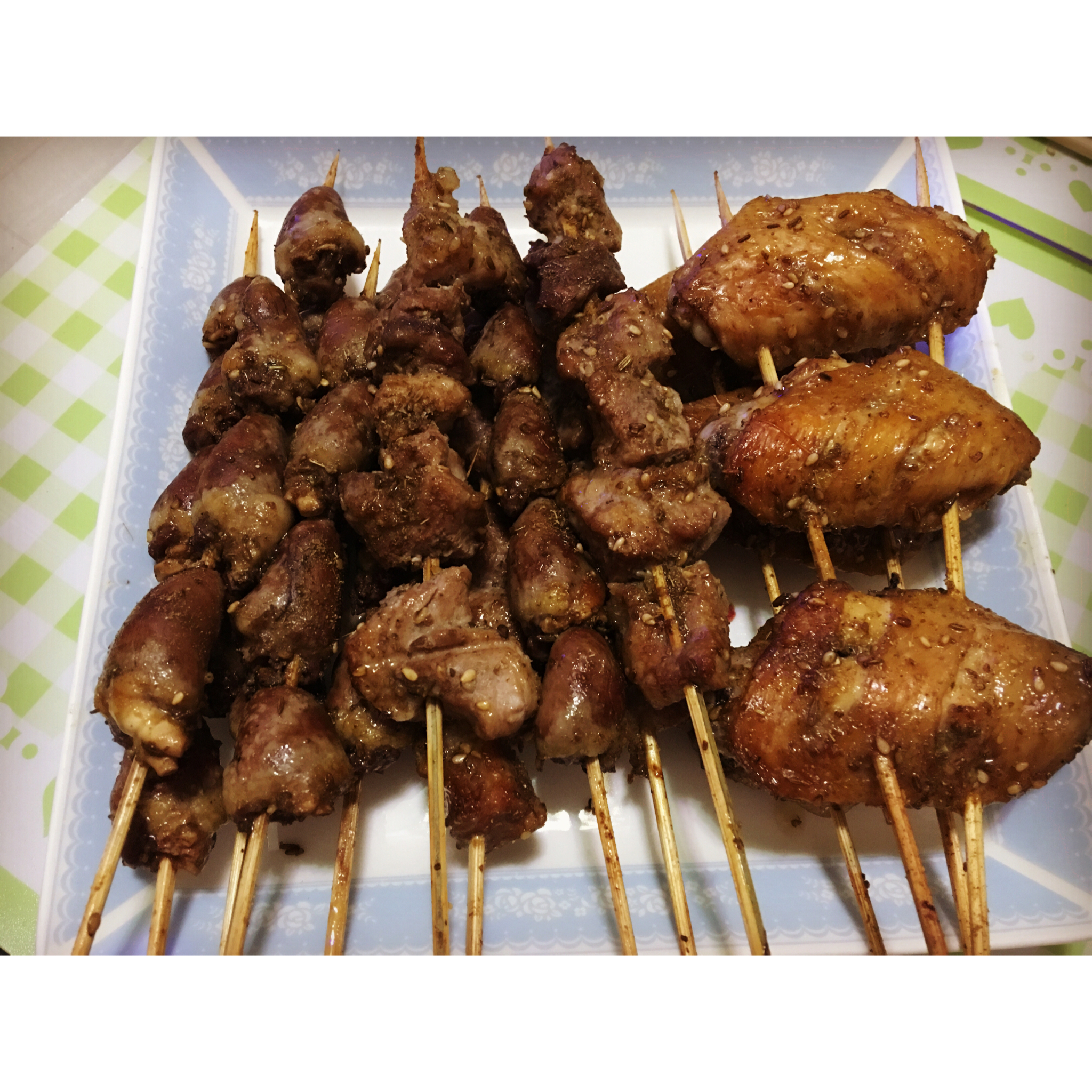烤箱猪肉串