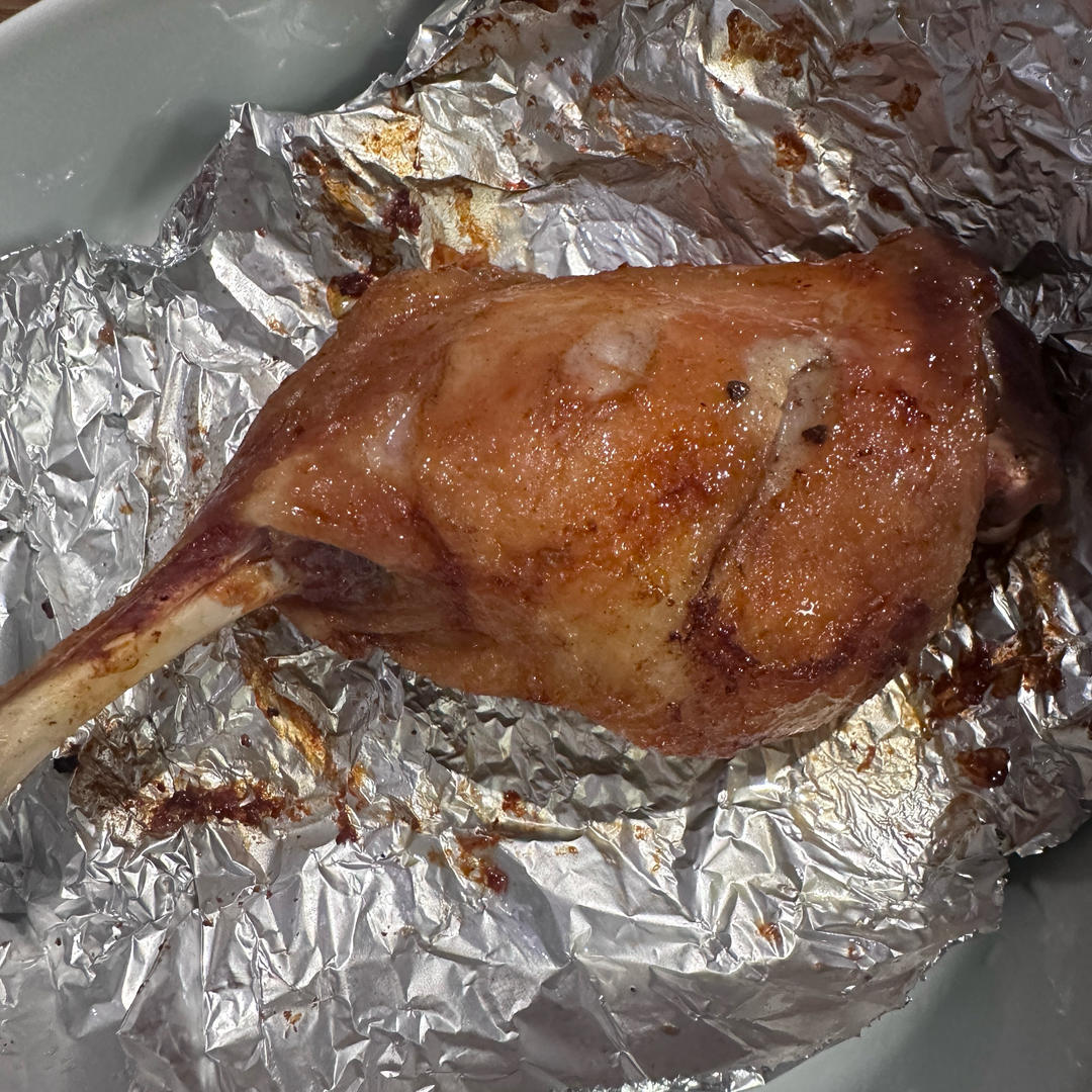 3勺调料就做出酥香盐鸭腿