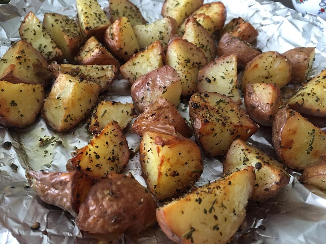 空气炸锅版迷迭香烤土豆