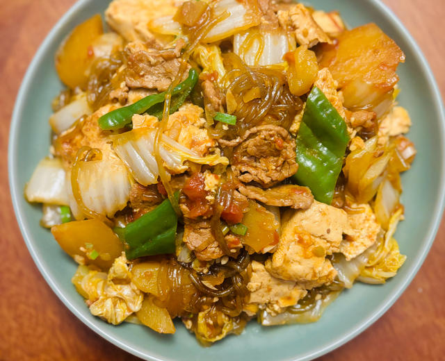 豆腐白菜大烩菜的做法