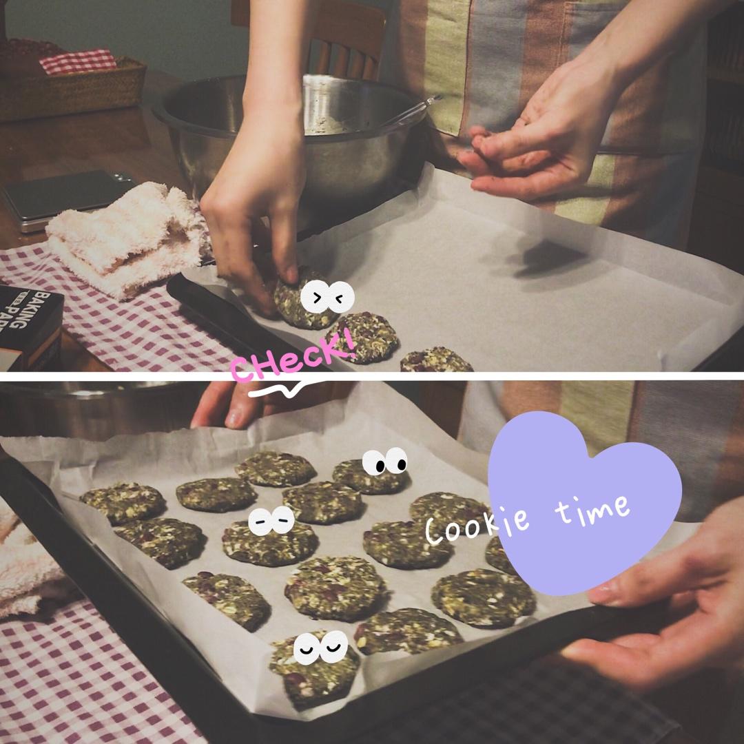 （不喜欢勿尝试 口感偏硬）少糖无油低脂全麦燕麦代餐饼干