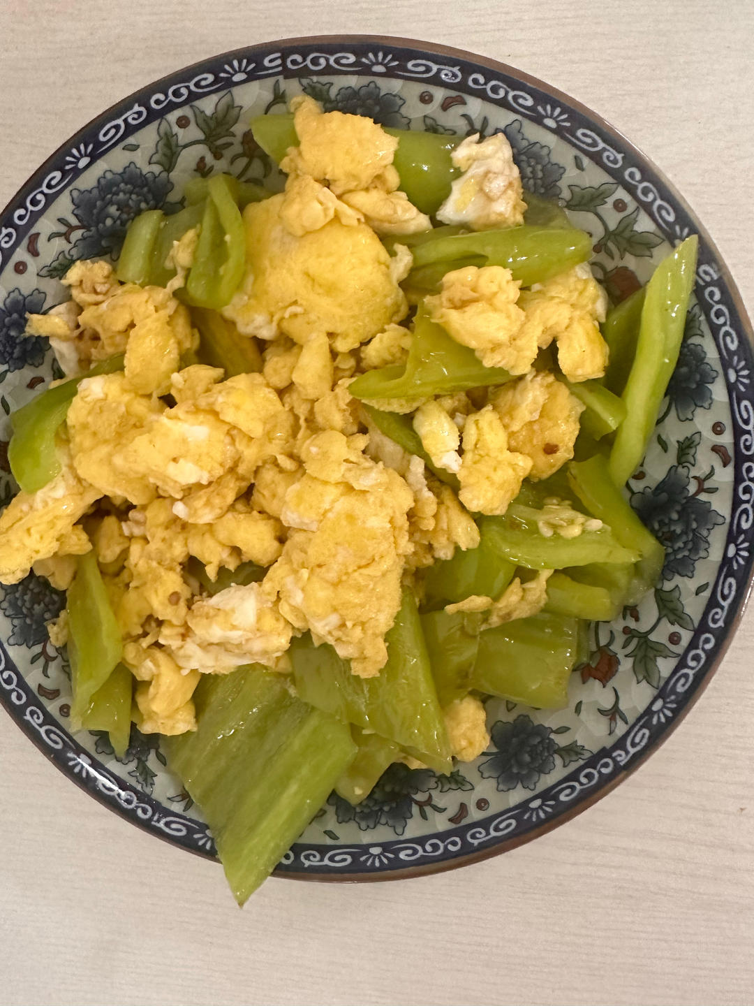 青椒炒鸡蛋❗️❗️营养美味又下饭