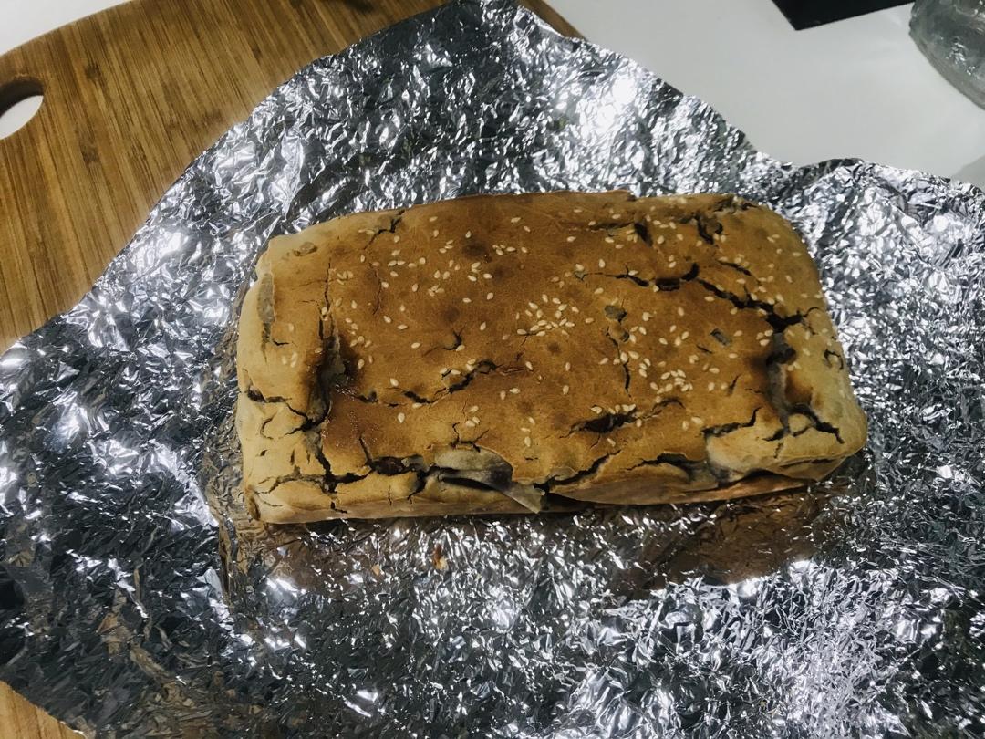 台湾小吃，红豆烤年糕！