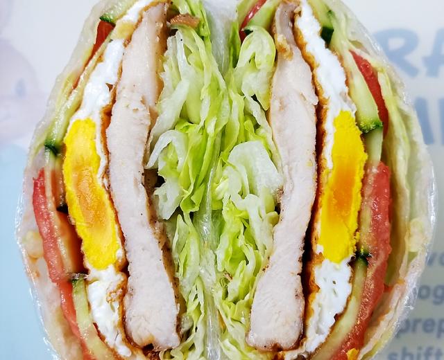 蔬菜三明治#关晓彤版减肥餐的做法