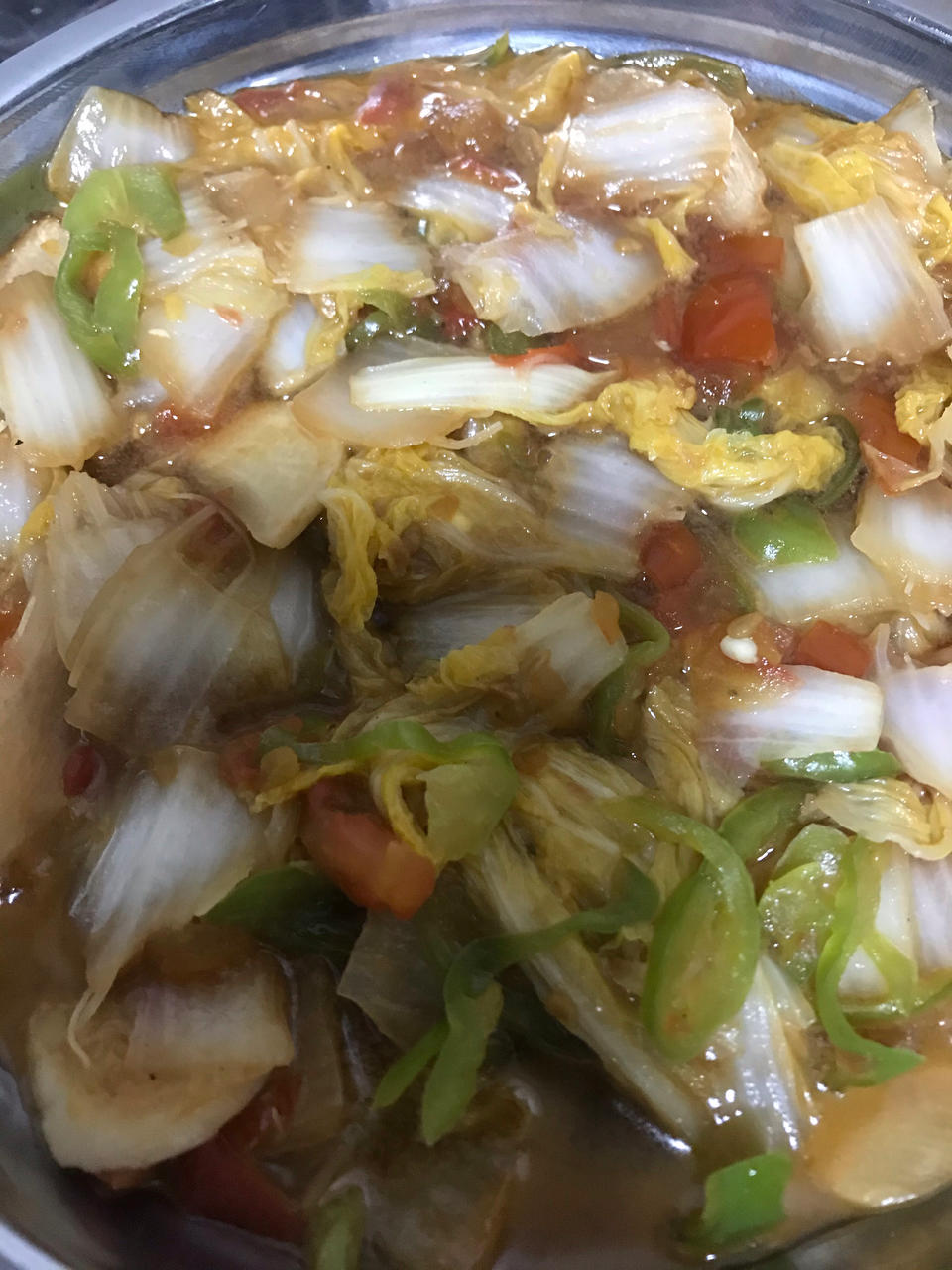 西红柿炒白菜