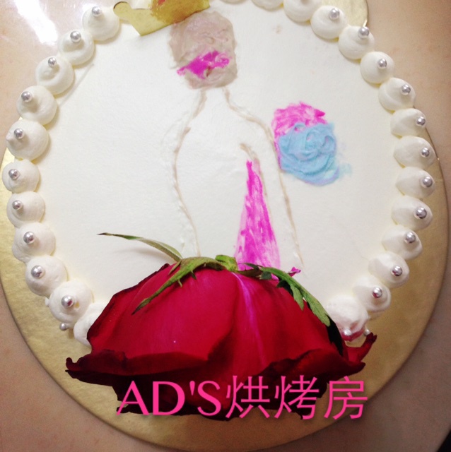 手绘蛋糕图案