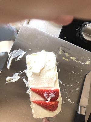 草莓酱奶油蛋糕宝宝版的做法 步骤3