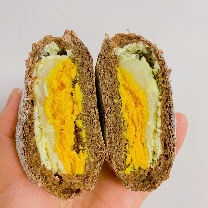 全麦无油无糖减脂麻薯欧包