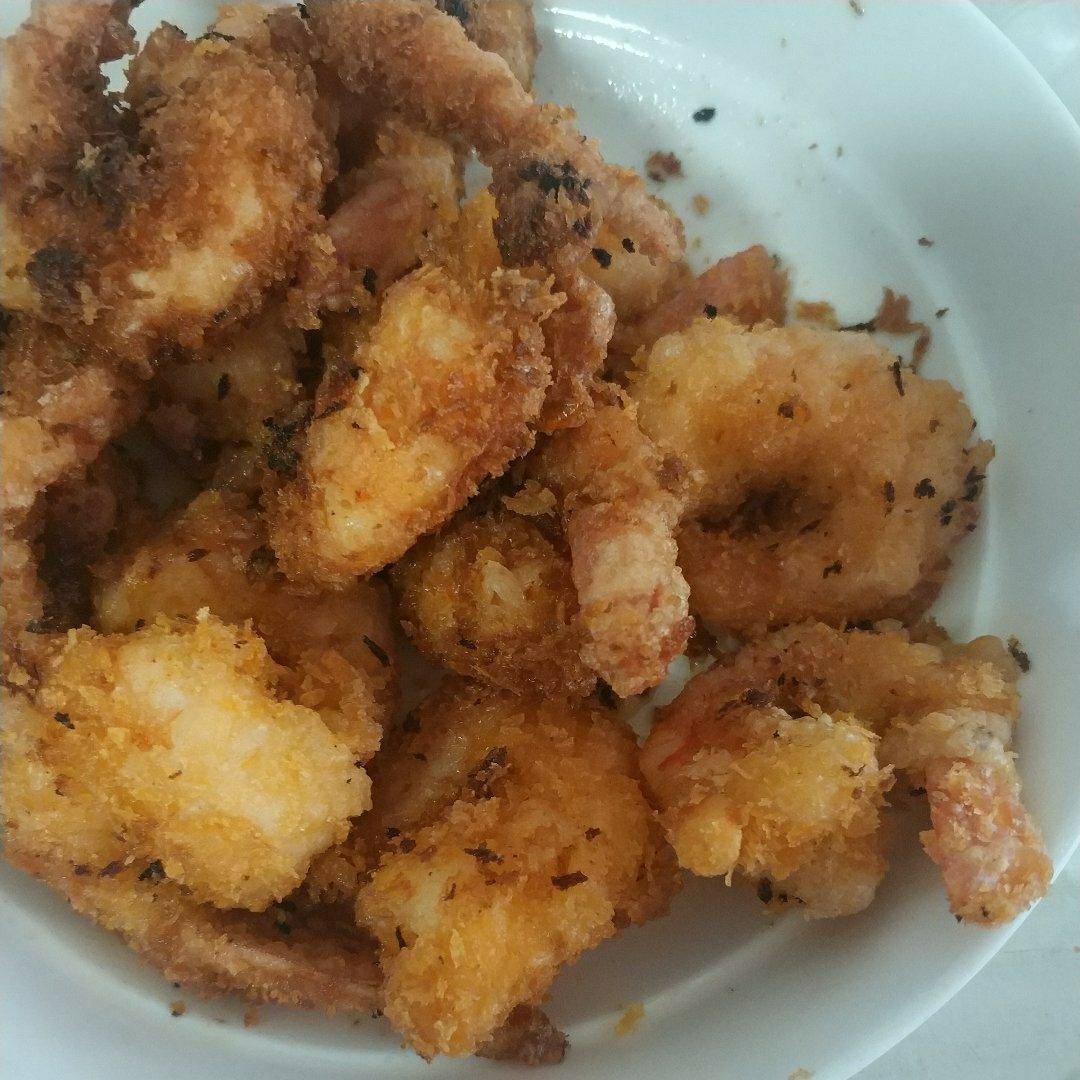 面包糠炸虾
