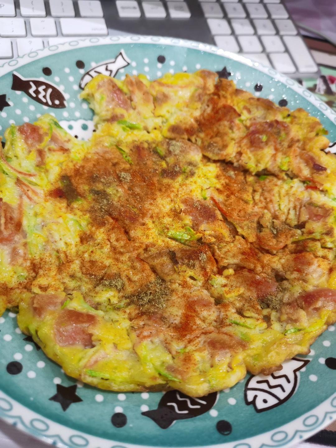 堂妈的西葫芦鸡蛋饼
