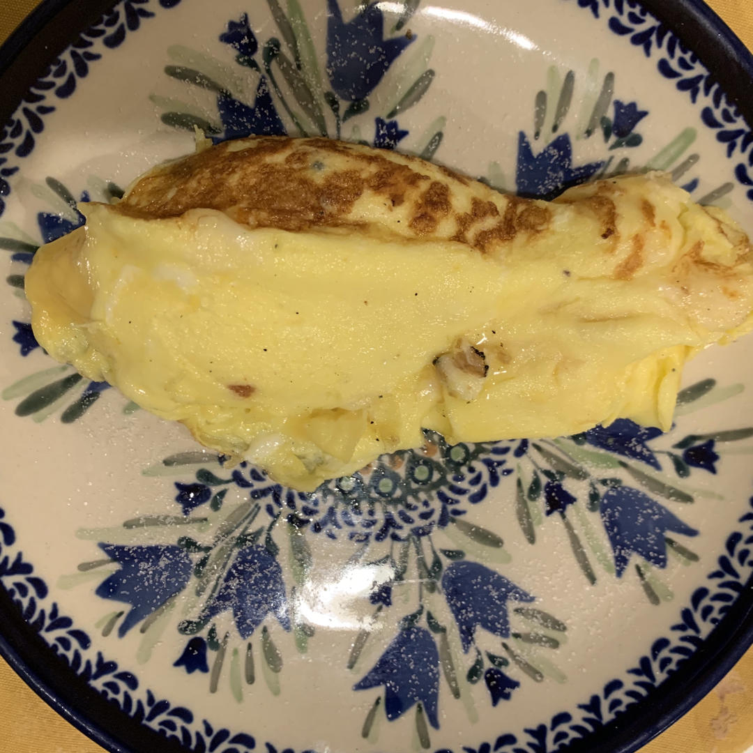 （百吃不厌，超级快手！）黑松露酱芝士欧姆蕾（omelet）
