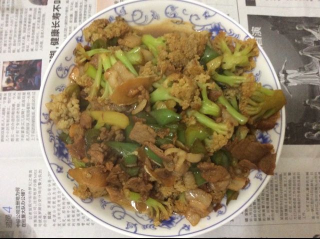 小炒有机菜花