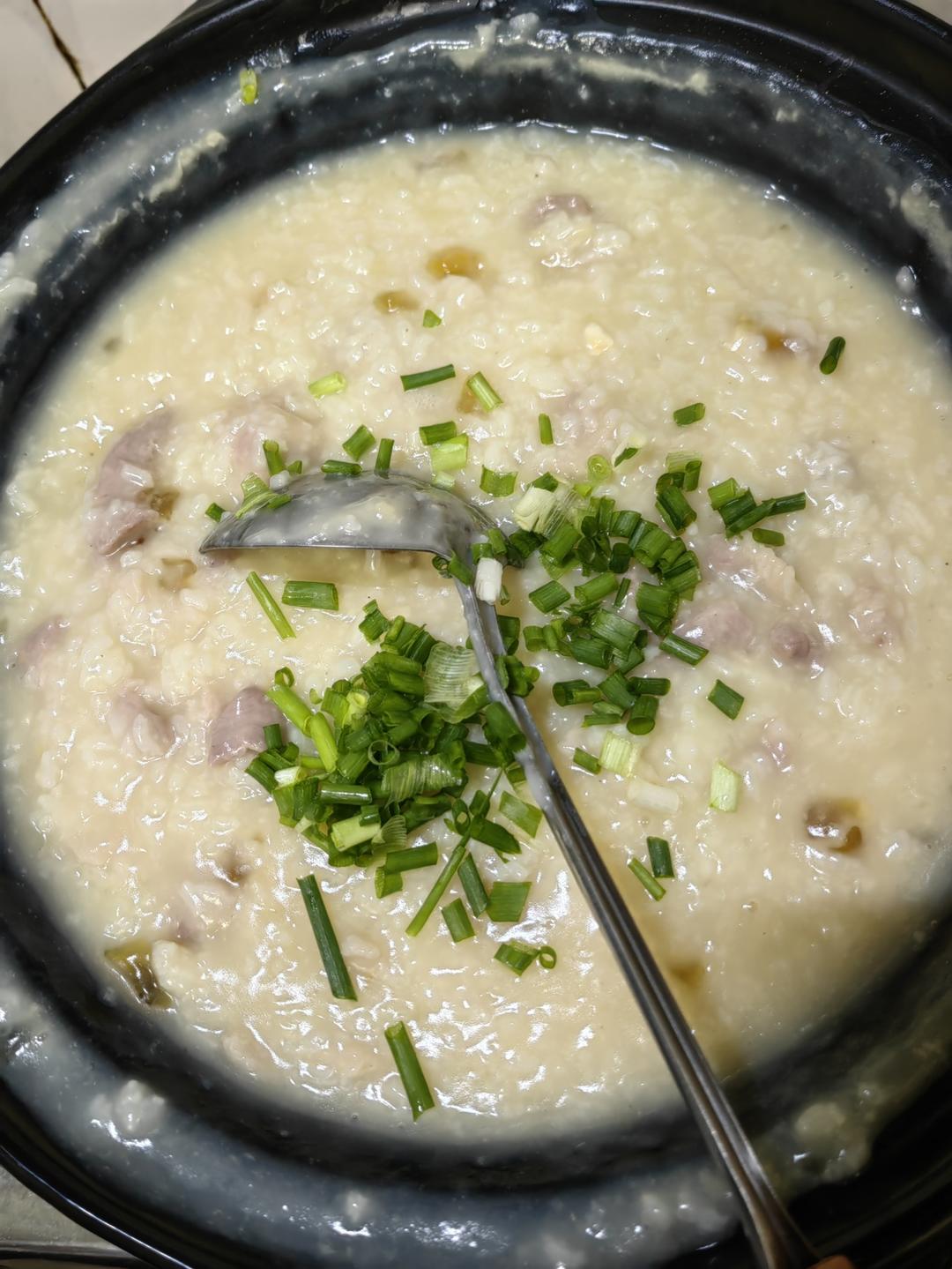 跟大徐学做皮蛋瘦肉粥