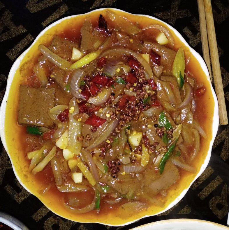 酸辣鸭血