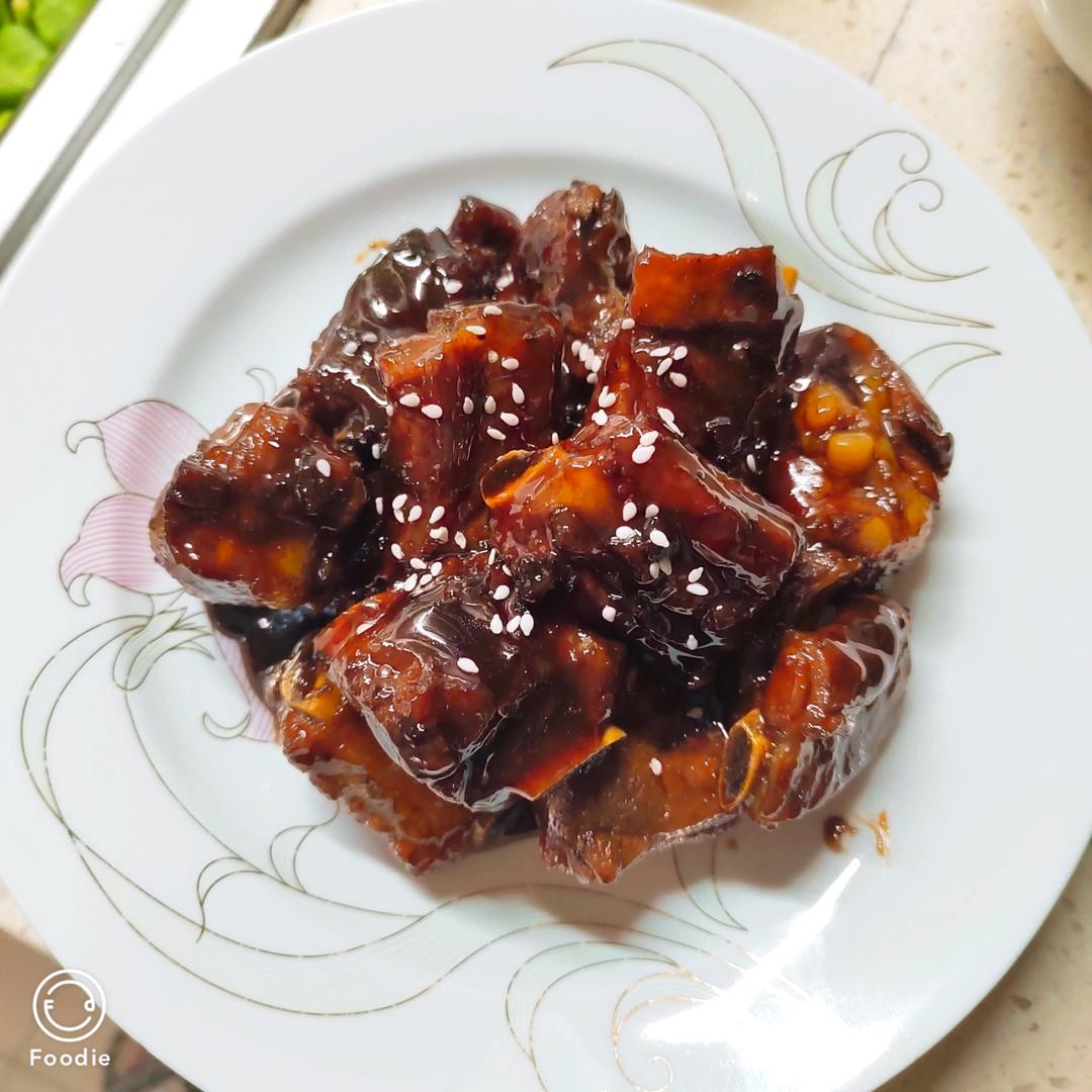糖醋排骨/糖醋小排（不放油）（12345口诀做出正宗上海本帮）