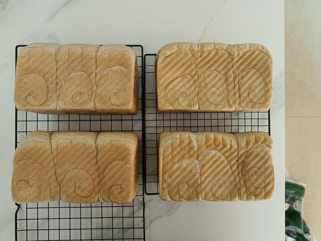 白吐司（450克模具两个量、健康早餐吐司）