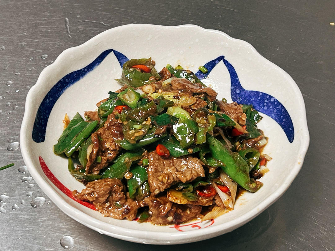 青椒炒牛肉片
