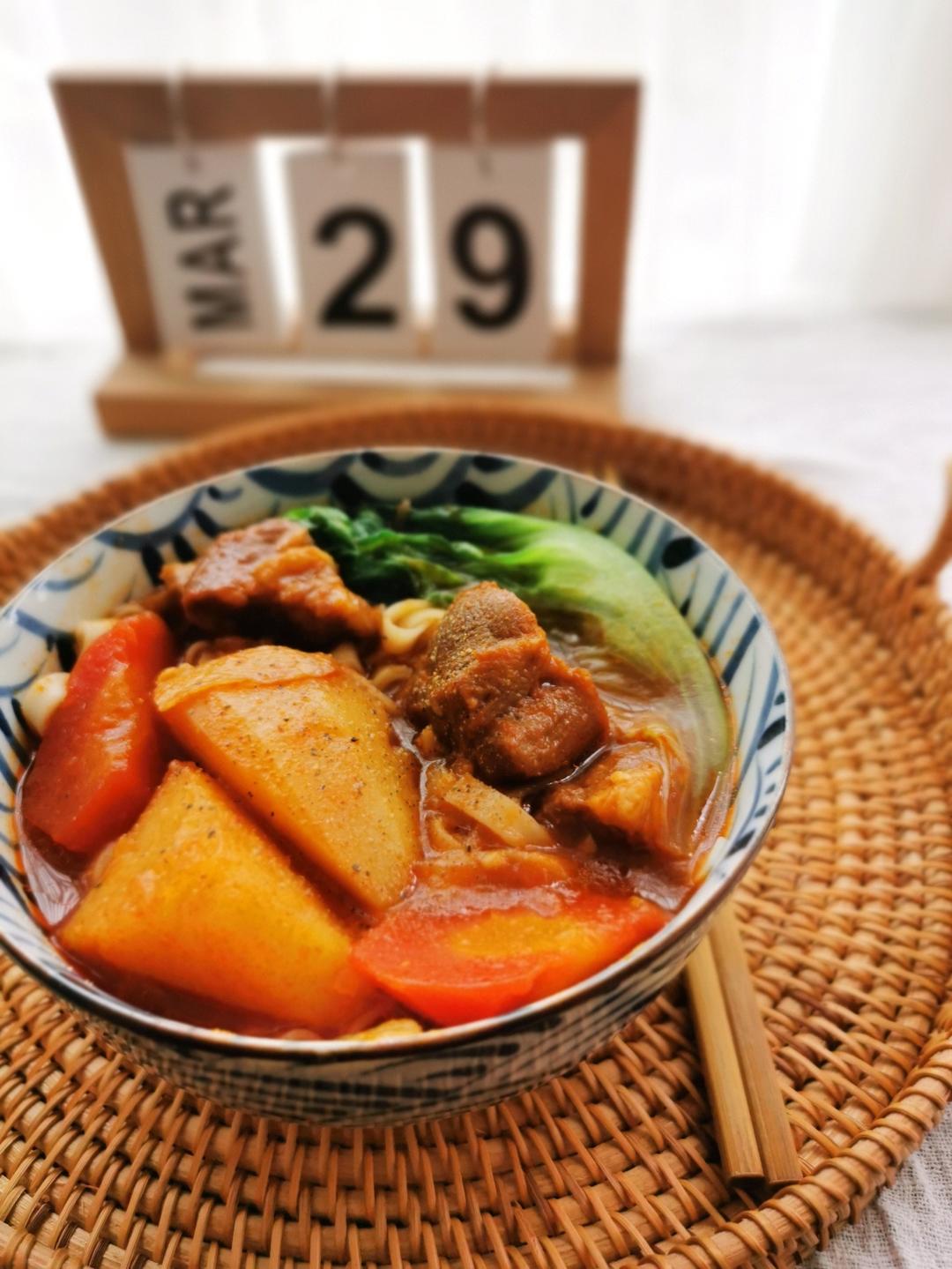 番茄土豆炖牛腩