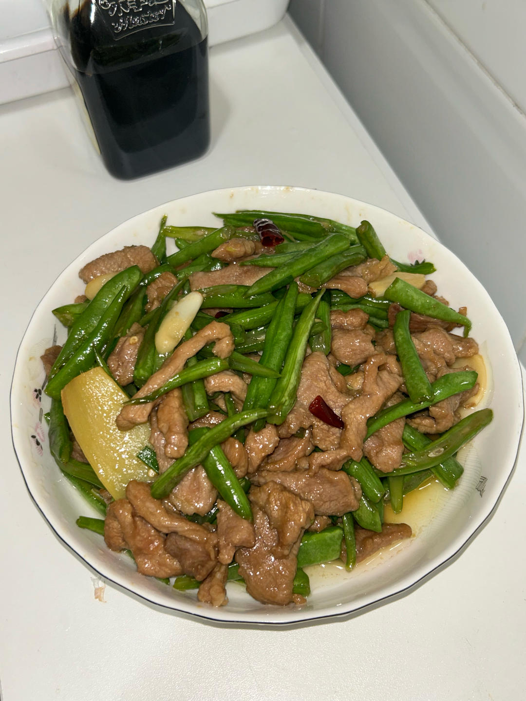 四季豆炒肉丝