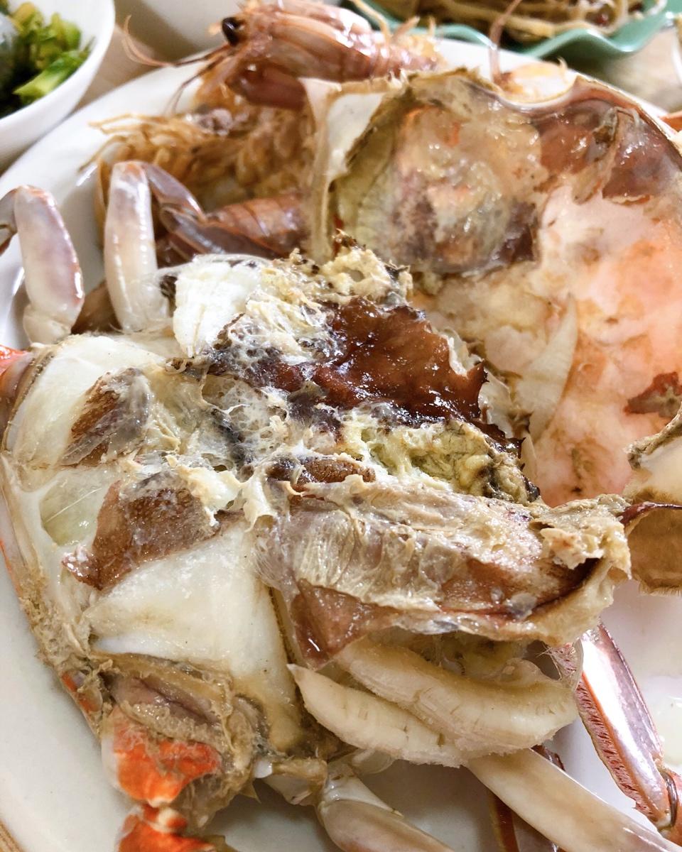 清蒸螃蟹（梭子蟹）