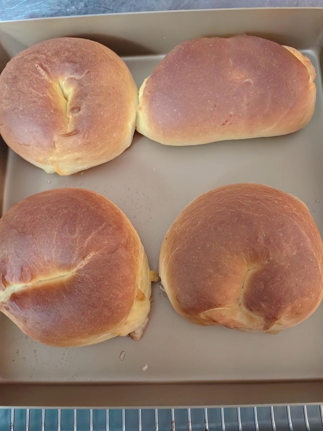 比云朵还软的牛奶面包，液种法甜面包太好吃了！