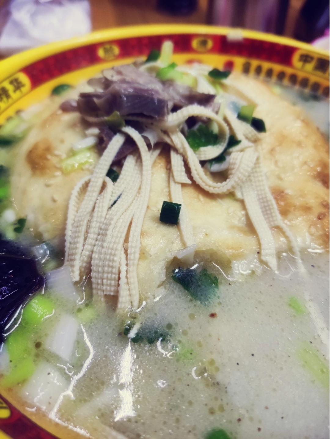 灵芝羊肉汤泡馍（冬天滋补）