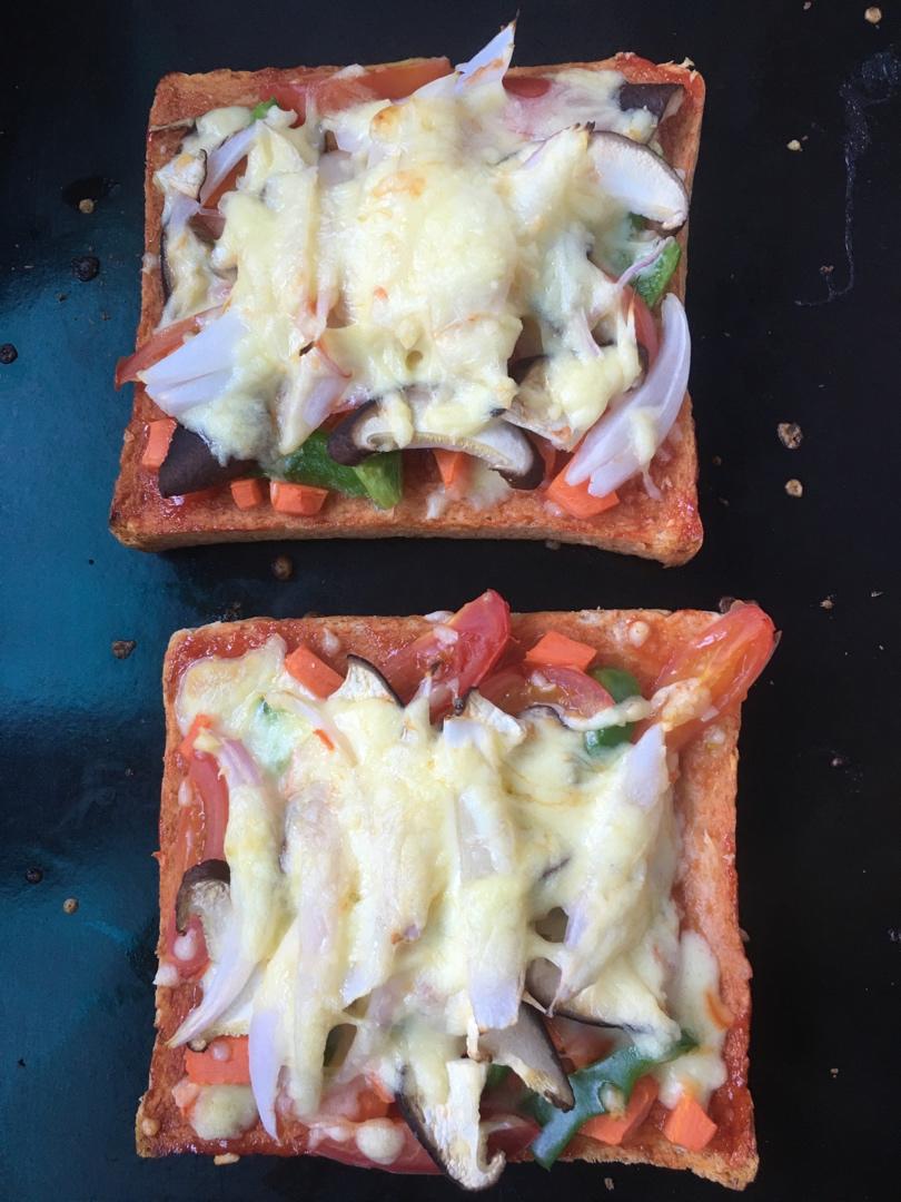 一人份吐司披萨【最好吃的披萨·快手营养早餐】