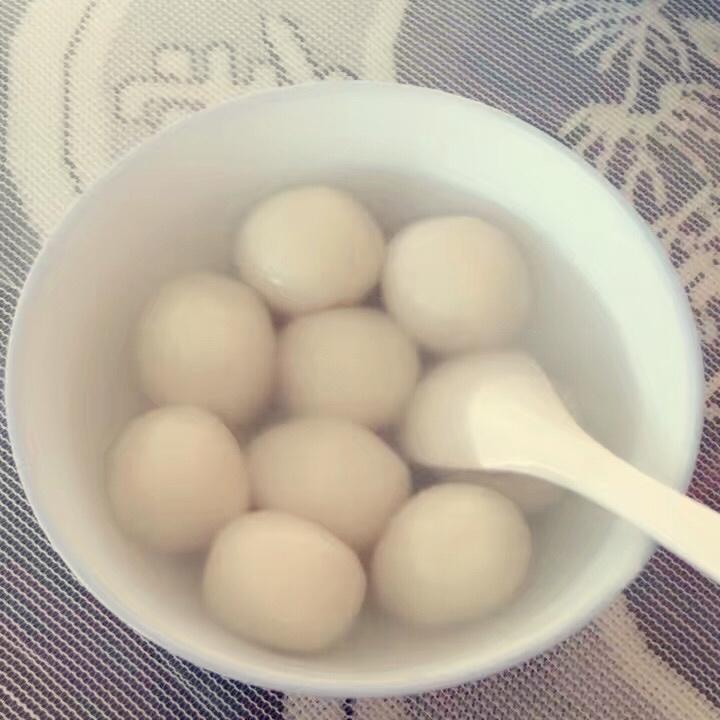 自制汤圆（红豆/芝麻椰蓉馅）