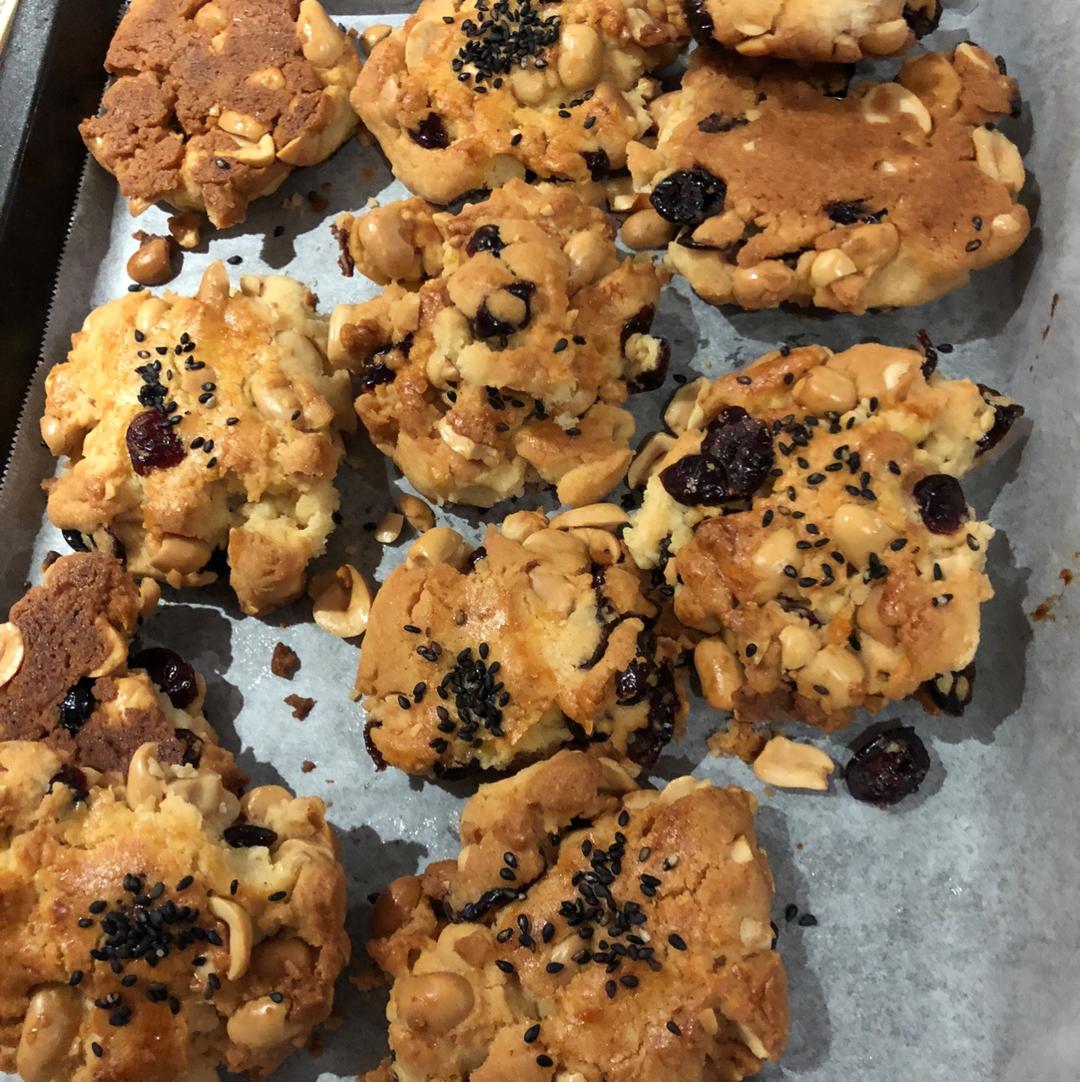 葡萄干花生酥（低油低糖版）