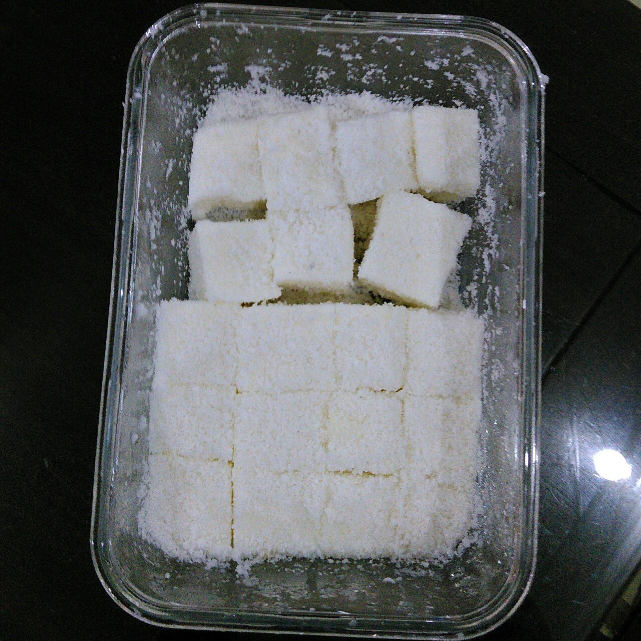 椰蓉牛奶小方
