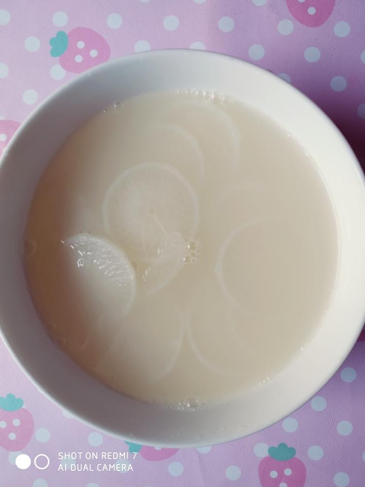 白萝卜汤的做法