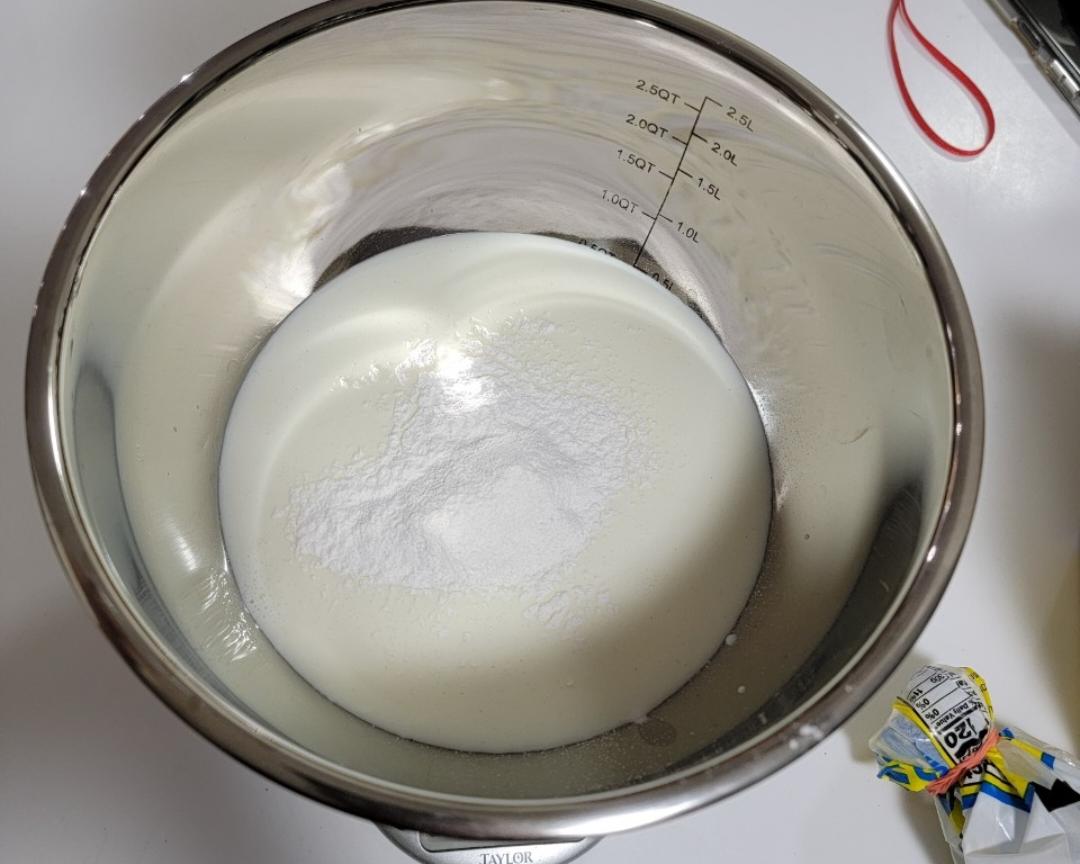 纯奶手撕吐司的做法 步骤1