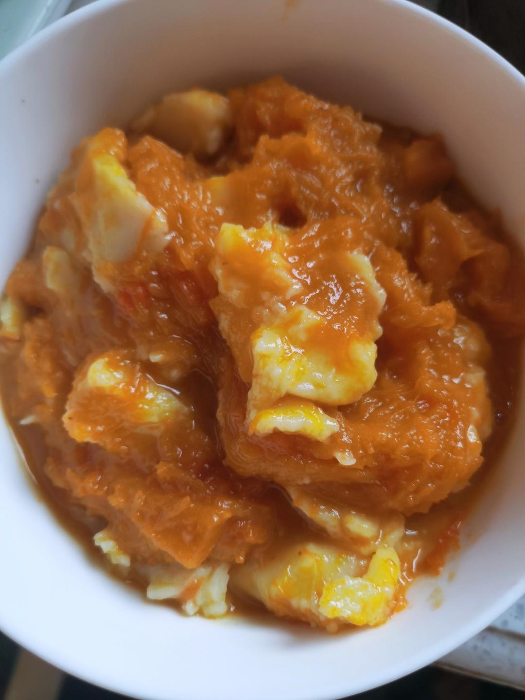 南瓜汤面疙瘩（孩子的最爱，香甜的南瓜汤太美味啦）