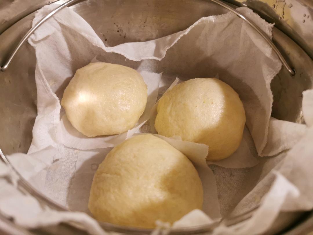 奶黄包（自制奶黄馅）