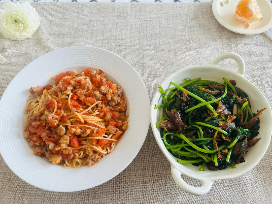 豆豉鲮鱼炒茼蒿
