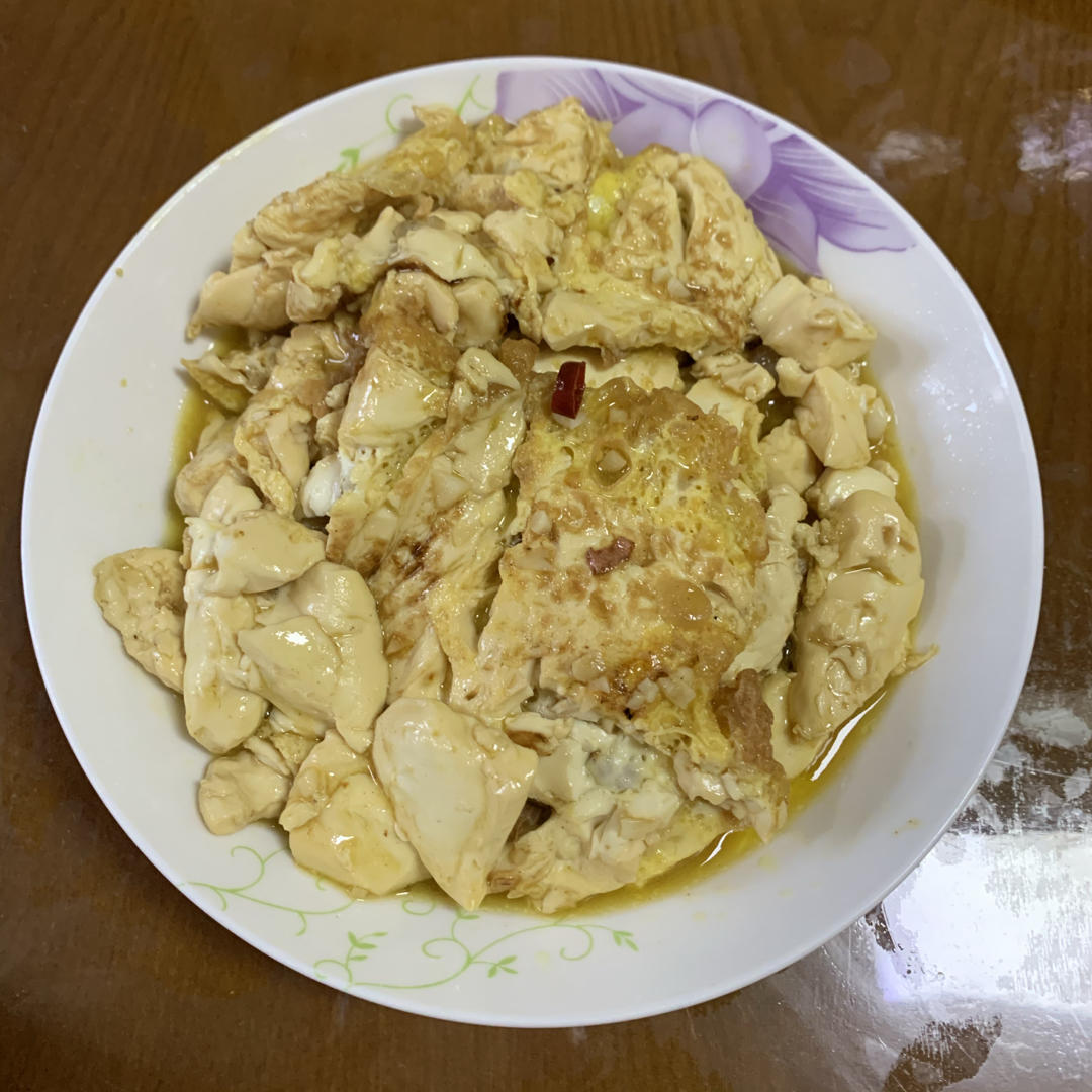 焖煎豆腐