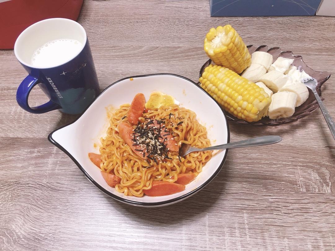 『冲淡辣味的火鸡面做法』🍅番茄酱版