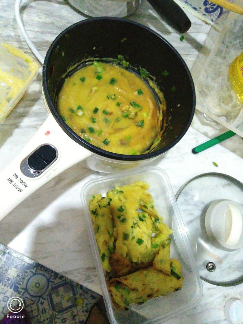 10分钟快手早餐~葱香蛋煎饼