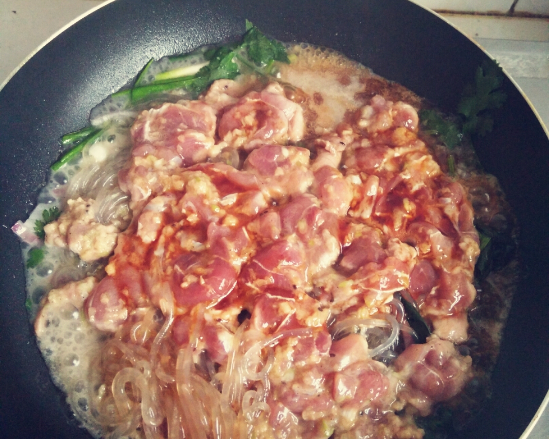 肉超多韩式炒肉的做法 步骤3