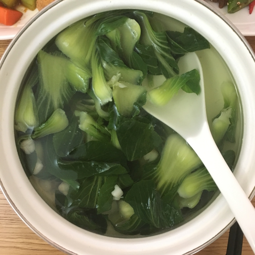 格格籽做的青菜汤