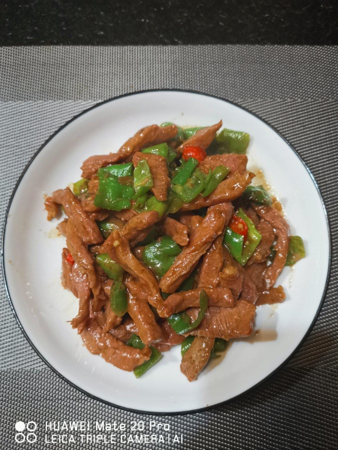 杭椒牛柳黑椒牛柳 终于找到炒出嫩牛肉的办法了 肉片肉丝都适用