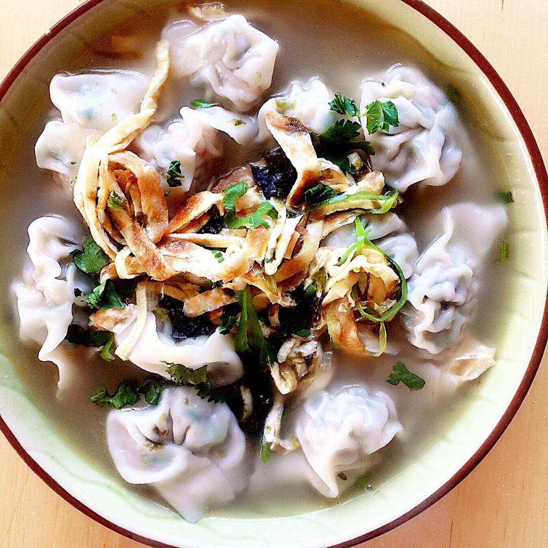 韭菜虾仁肉馄饨