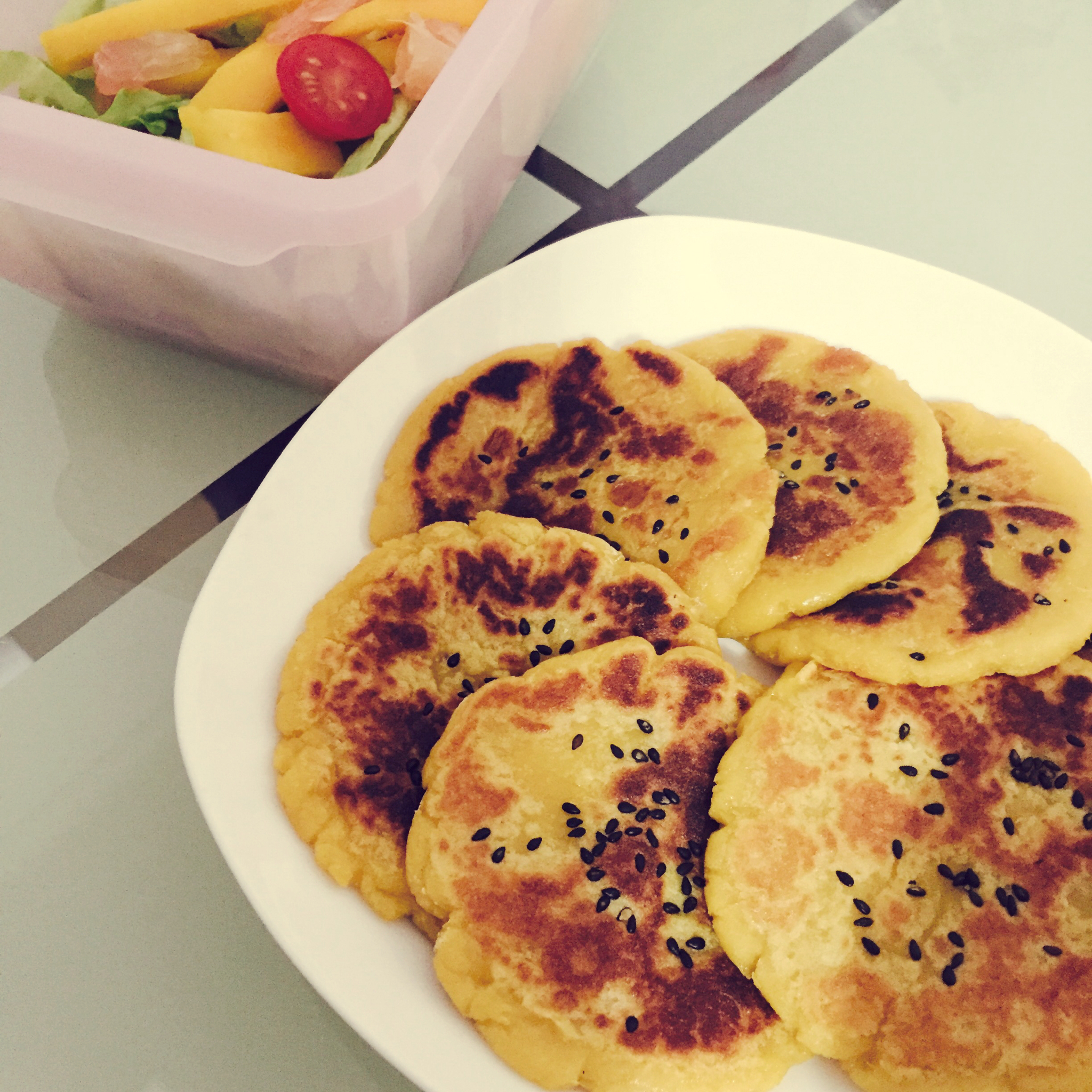 糯米红薯饼