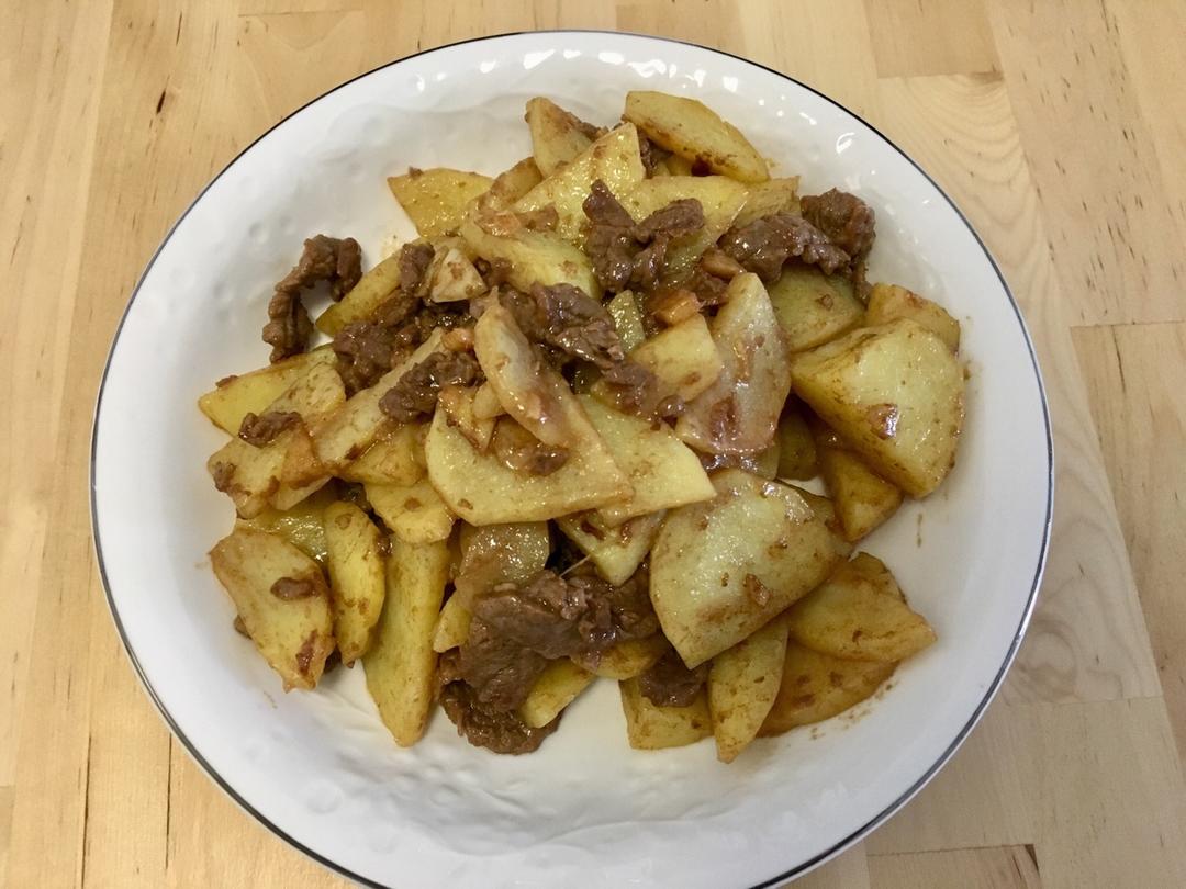 土豆炒牛肉