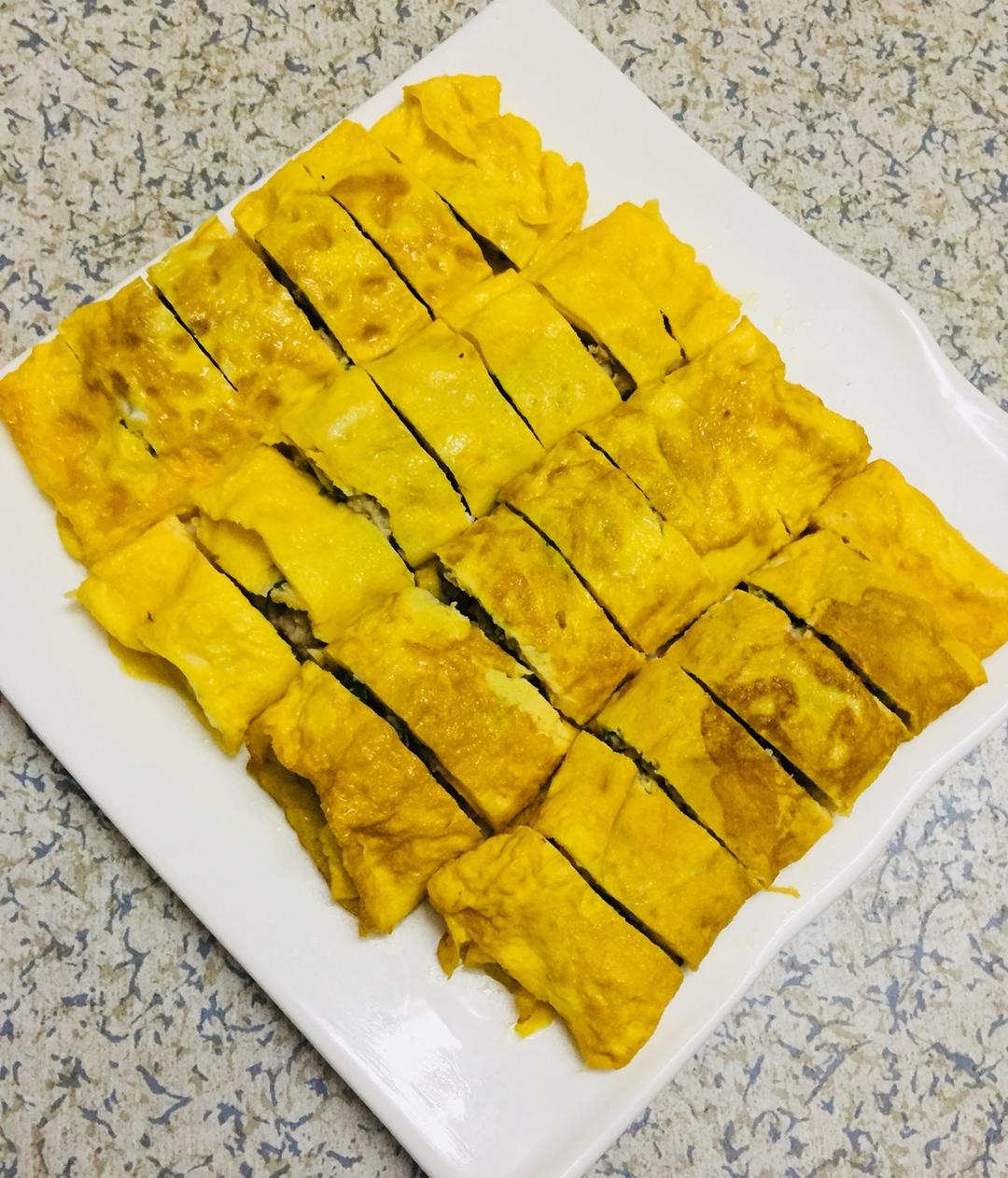 mu梦姐做的猪肉蛋卷