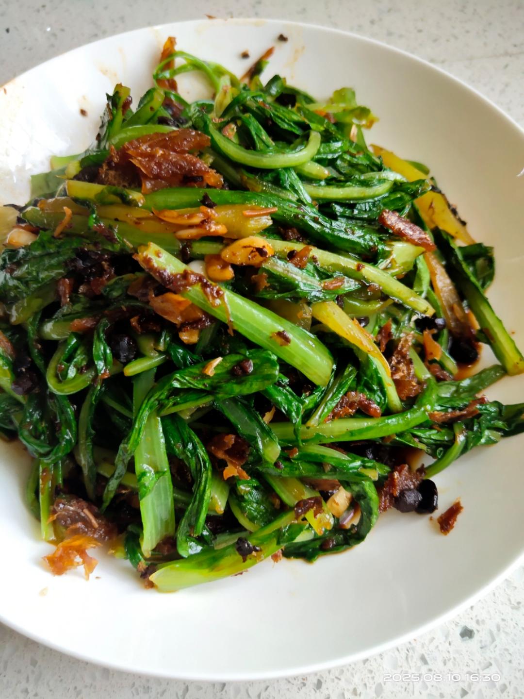 豆豉鲮鱼油麦菜