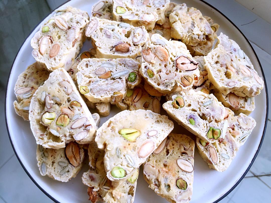 无油无糖减脂零食-biscotti意大利坚果饼干