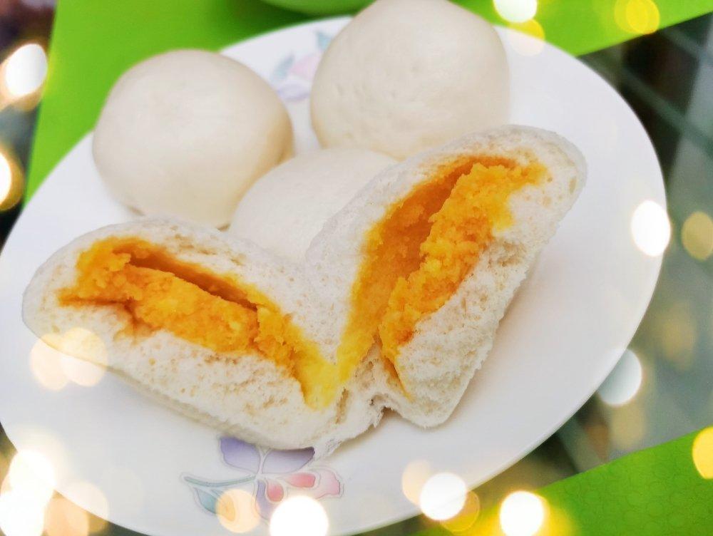 【流沙包】流心的包子，这样填馅一步到位！