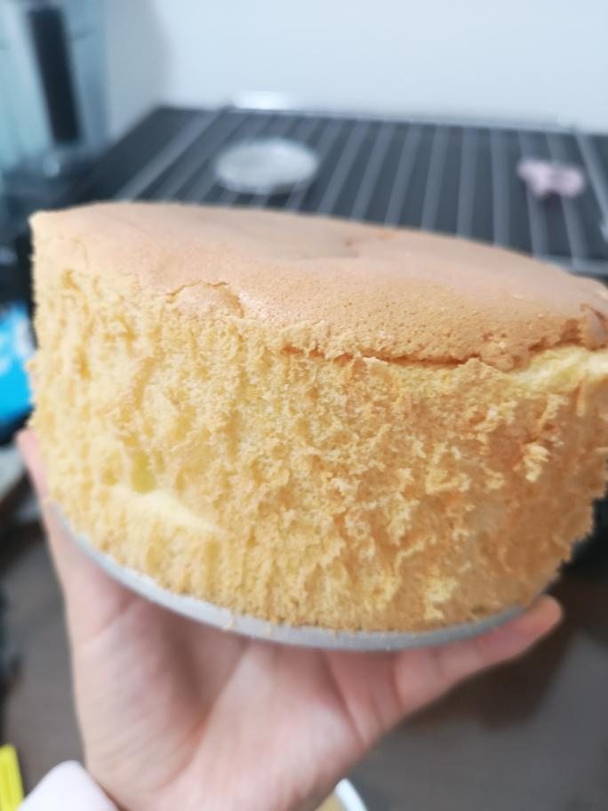 戚风蛋糕6寸手残党成功